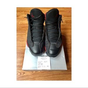 Air Jordan 13 Retro Blk/True Red Size Men 13